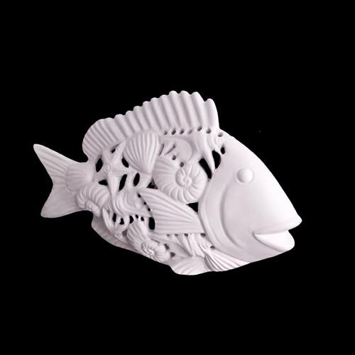 PESCE FORO LUCE GRANDE(Bsc) h.21,00 l.38,00 p. 9,00 cm. 0,900kg