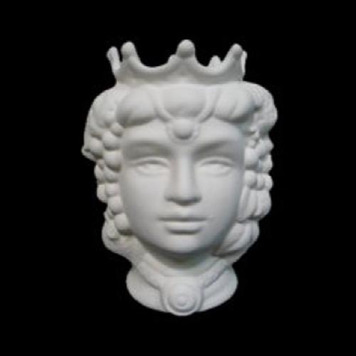 TESTA DONNA PICC C/FRUTTA E CORONA (Bsc) h.14,00 x 9 cm. 0,40kg