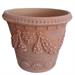 VASO RILIEVO PASTA ROSSA(Bsc) 40 x 33h