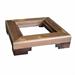 SOTTOPENTOLA IN LEGNO INC. PIASTRELLA 10X10cm. 0,10kg(Bsc)