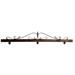 BILANCIERE LEGNO 3 LUCI h.35,00 l.180,00  cm.