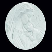 CAPEZZALE MADONNA TONDO (Bsc) ø28,00  cm. 1,060kg