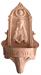 ACQUASANTIERA CON MADONNA (Bsc) h.30,00 x15,00  cm. 0,600kg